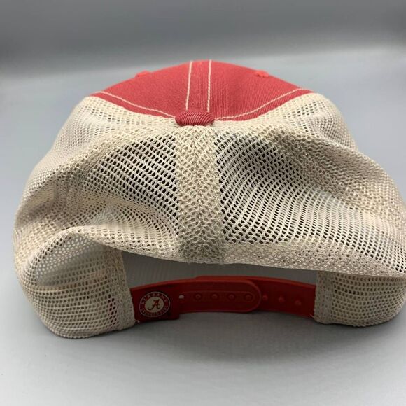Alabama Crimson Tide Trucker Hat Men Red Gray Fanatics Snap Back‎ Cap - Picture 5 of 8